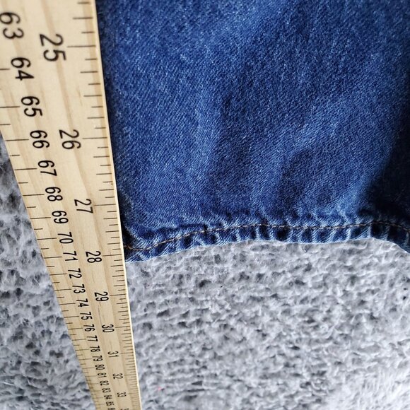 Old Navy Jeans Mens 38X32 Blue Straight Fit Denim Classic Comfortable - Picture 8 of 11